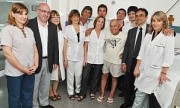 El equipo del Cucaiba festejó el récord y los 500 trasplantes renales en el Hospital San Martín. Foto: www.docsalud.com